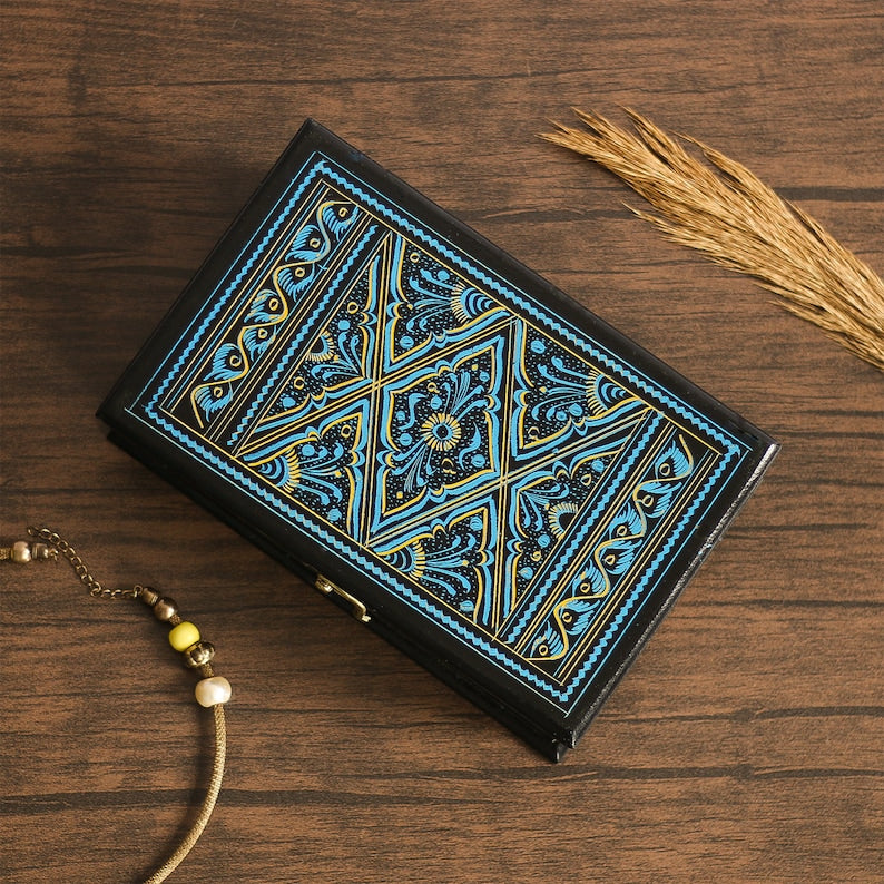 Boho Jewellery Box, Jewellery Organizer Box, Wooden Keepsake Box, Vintage Jewellery Box, Jewellery Storage Box, Wood Trinket Box