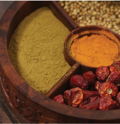 Engraved Rosewood Masala Box: Kitchen Spice & Dry Fruit Organizer
