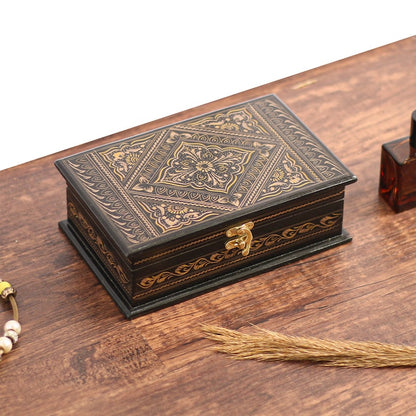 Rosewood Jewelry Box: Vintage Style Keepsake Organizer