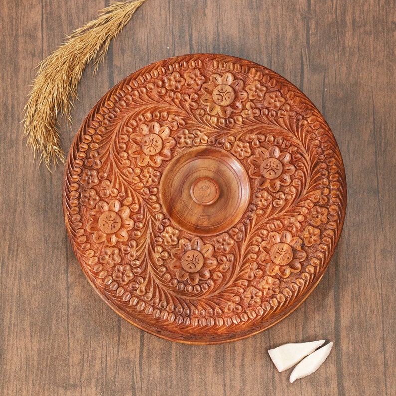 Indian Spice Box, Wooden Masala Box with Lid, Masala Dabba, Spice Container, Dry Fruit Organizer Box, Multipurpose Dry Fruit/Spice Box