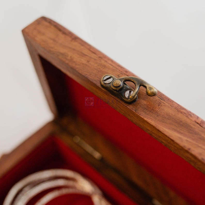 Foldable Jewelry Organizer with 3 Compartments, Horse Jewelry Box, Horse Gifts for Women, Horse Decor Wooden Jewelry Box, Equestrian Gifts