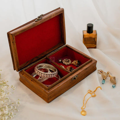 Engraved Horse Jewelry Box: Rosewood Equestrian Gift