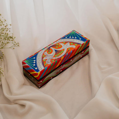 Chamakpatti Rosewood Jewelry Box: Handmade Pakistani Art