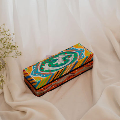 Chamakpatti Rosewood Jewelry Box: Handmade Pakistani Art