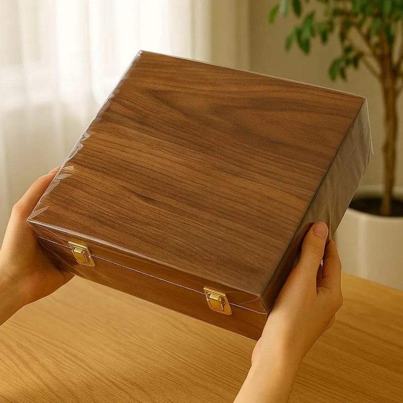 Custom Personalized Wooden Keepsake box - Valentines Gift for Him, Her, Boyfriend Girlfriend, Couple, Men, Wedding Engagement Card Wood box