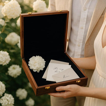 Custom Personalized Wooden Keepsake box - Valentines Gift for Him, Her, Boyfriend Girlfriend, Couple, Men, Wedding Engagement Card Wood box