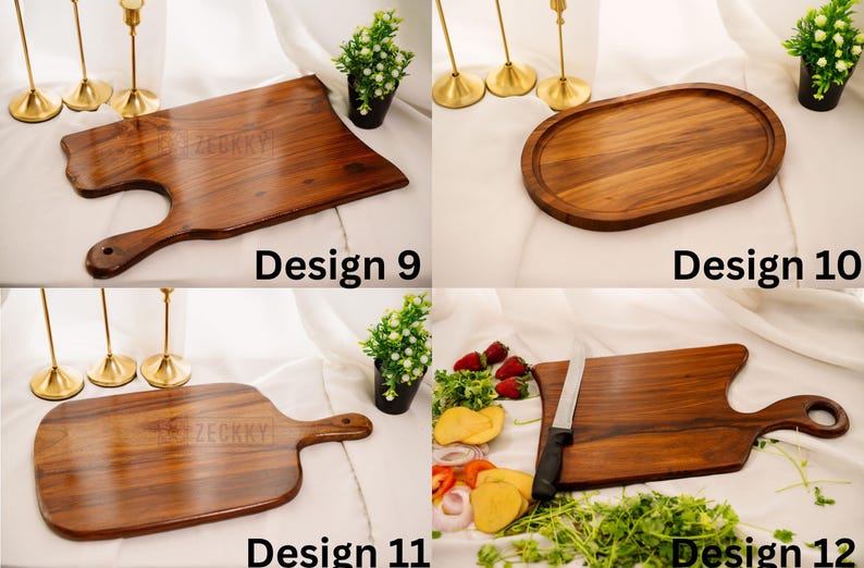 Personalized Rosewood Cutting Board, Custom Engraved Charcuterie Board