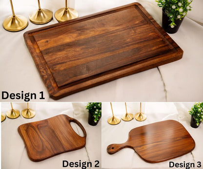 Personalized Rosewood Cutting Board, Engraved Anniversary Gift
