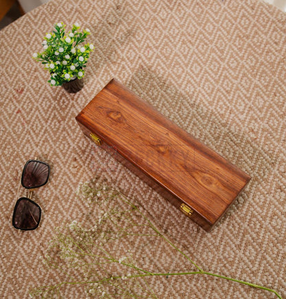 Solid Wood Watch Box Custom Watch Display Case: Personalize Jewelry Organizer for Men & Women