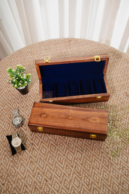 Personalized Wood Watch Box, Engraved Travel Jewelry Case, Gift for Him