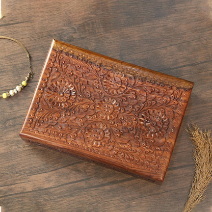 SECRET LOCK BOX - Hidden Compartment Secret Opening Puzzle Box Wood, Handmade Hidden Lock Jewelry Box, Vintage Jewelry Organizer